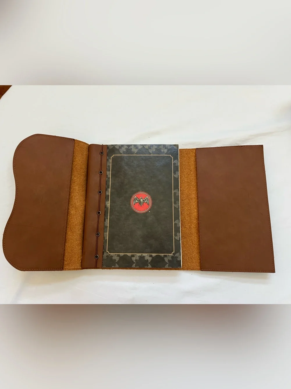 Bacardi Rum Journal Notebook Leather USB Drive Bottle and Pen Notes Promotional